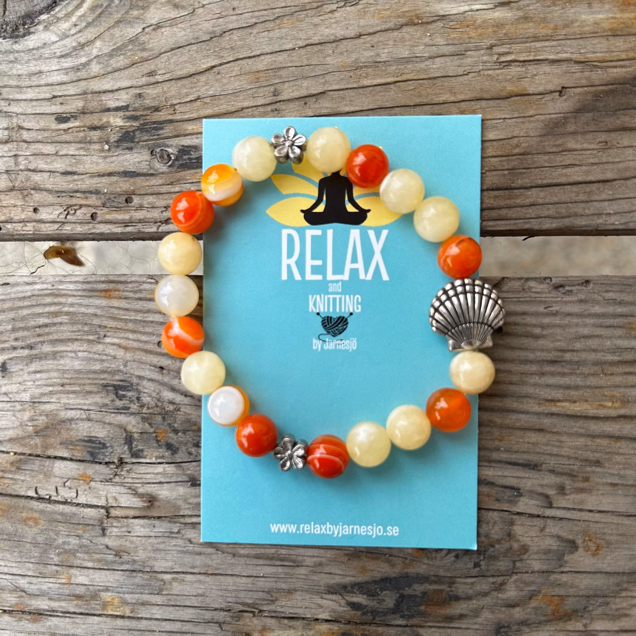 Armband, NO MUD, Snäcka