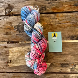 Handfärgat garn, Superwash Zebra 100 g