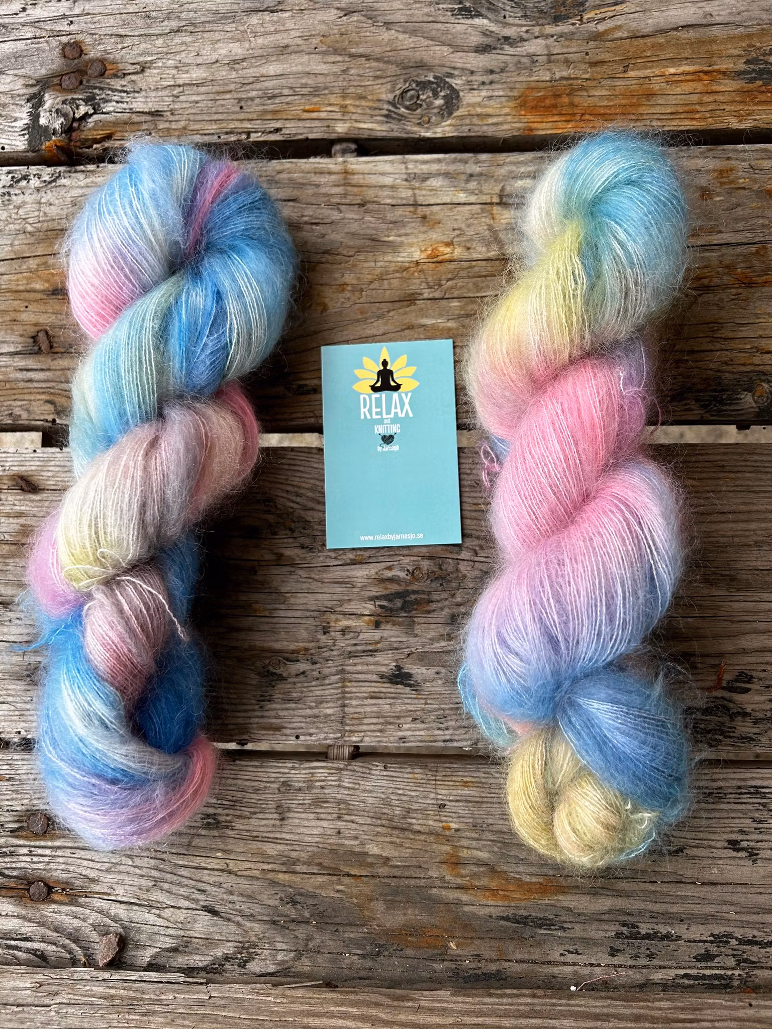 Handfärgat, THE DREAM, 100 % Kid Mohair, 50 g