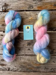 Handfärgat, THE DREAM, 100 % Kid Mohair, 50 g