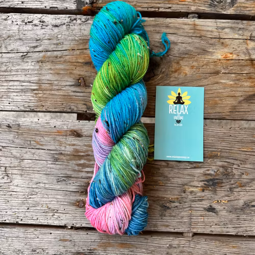 Merino Tweed Sock, 100 g, handfärgat