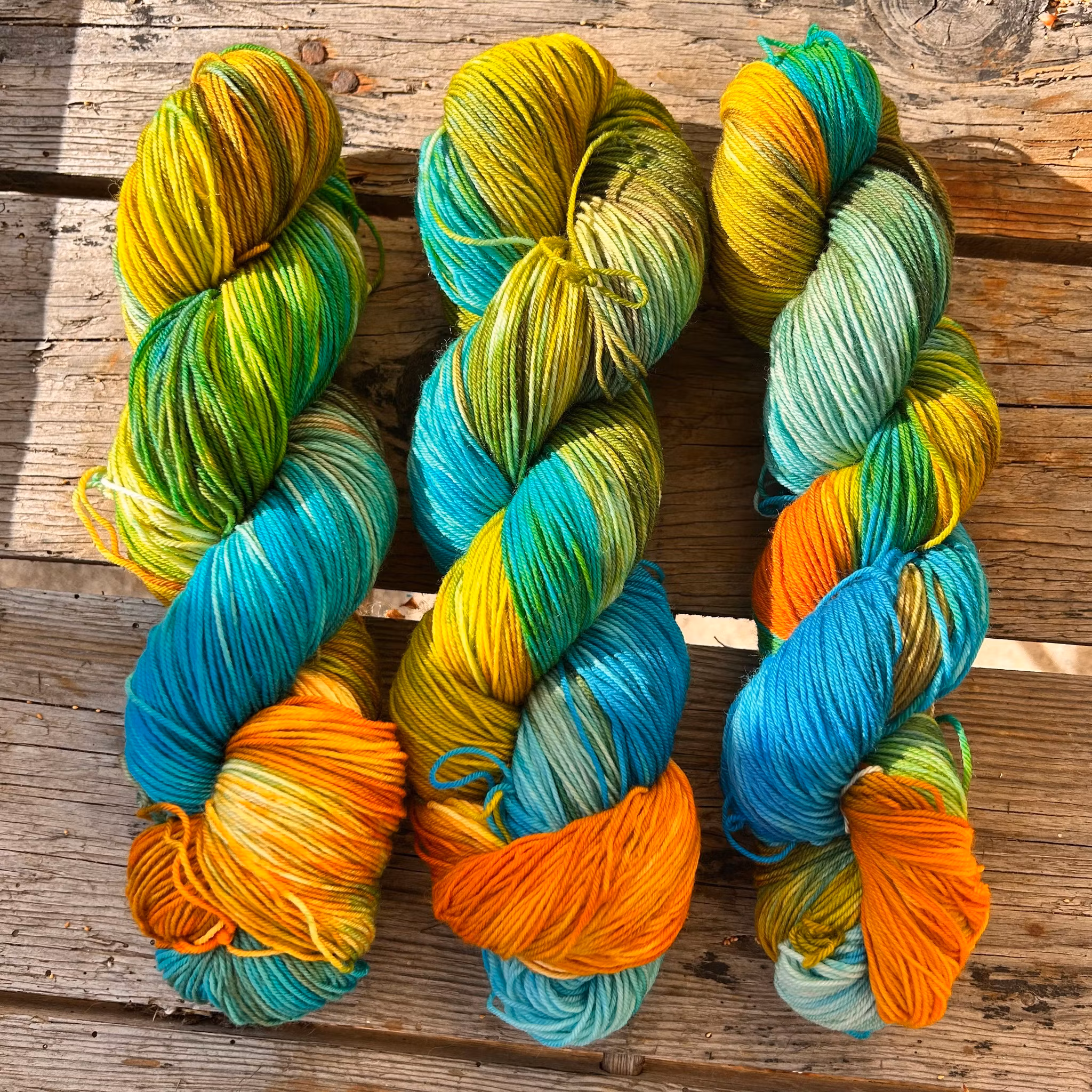 Merino Sock, 100 g, Handfärgat