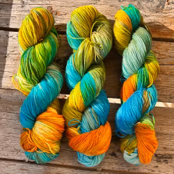 Merino Sock, 100 g, Handfärgat