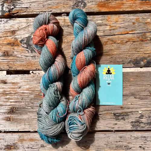 Yak Sock, 50 g, Handfärgat