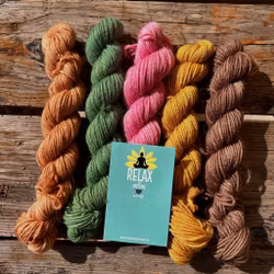 Alpacka Sock, handfärgat