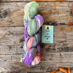 Alpacka Sock, 100 g, handfärgat, färgglatt