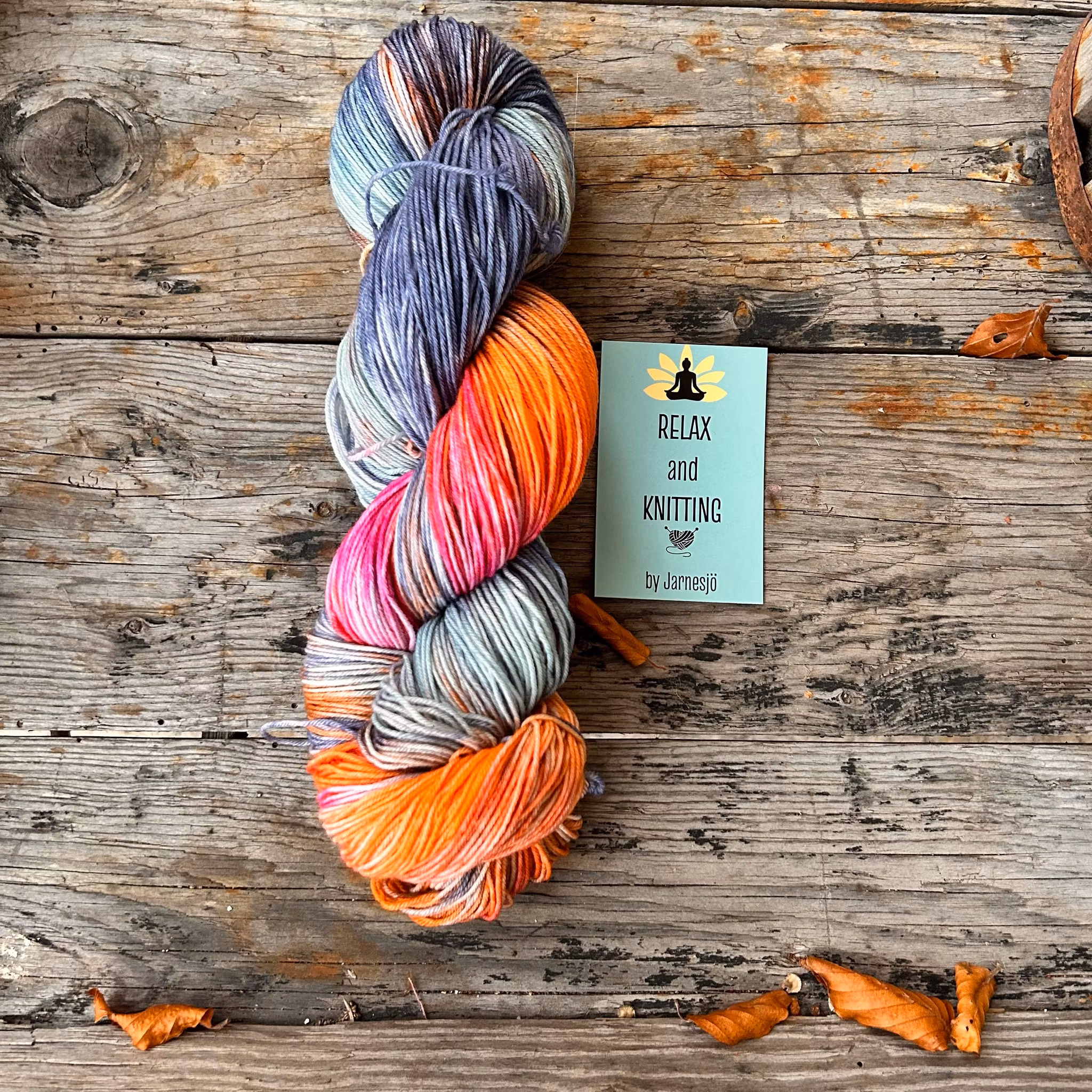 Merino Sock, 100 g, Handfärgat