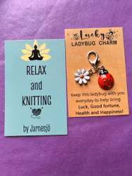 MARKÖR, Nyckelpiga, silver