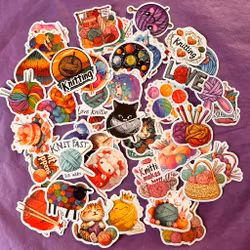 STICKERS, 50 st härliga klistermärken