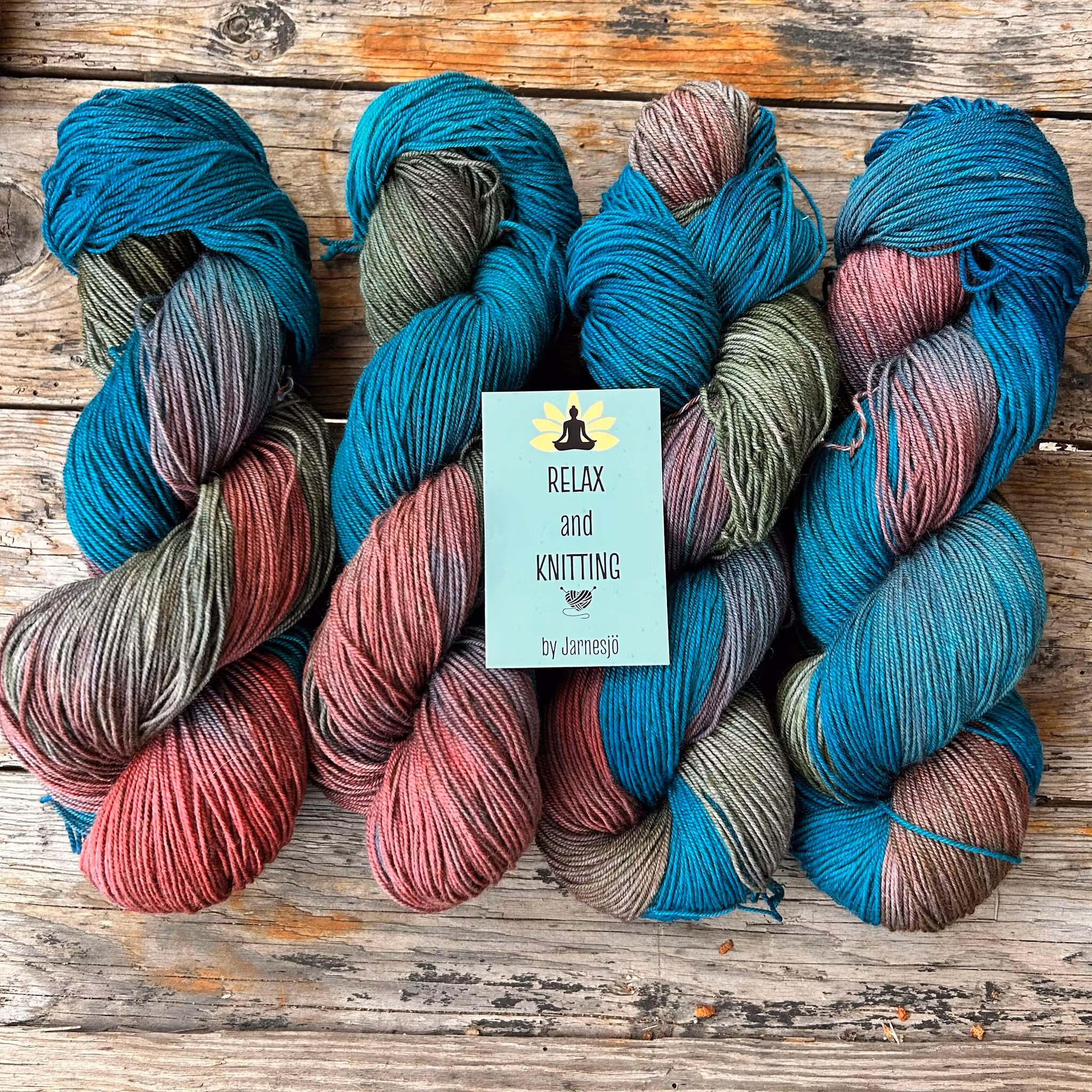 Handfärgatgarn, Yak  Sock, 100g