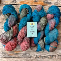 Handfärgatgarn, Yak  Sock, 100g
