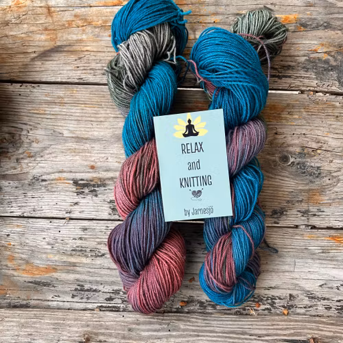 Handfärgatgarn, Yak  Sock, 50g