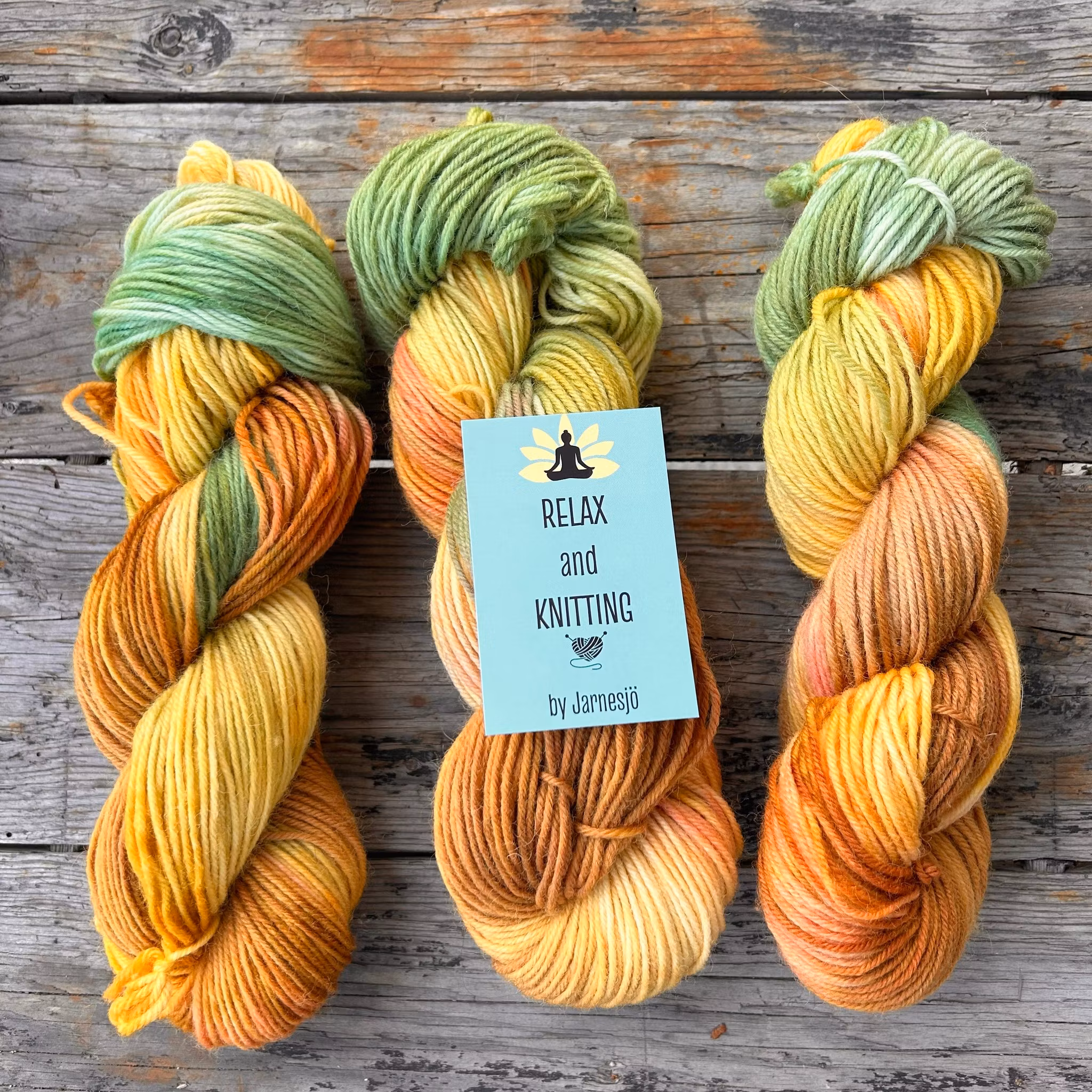 Handfärgatgarn, Sockgarn, DK, 100g