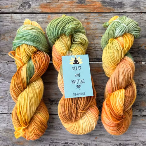 Handfärgatgarn, Sockgarn, DK, 100g