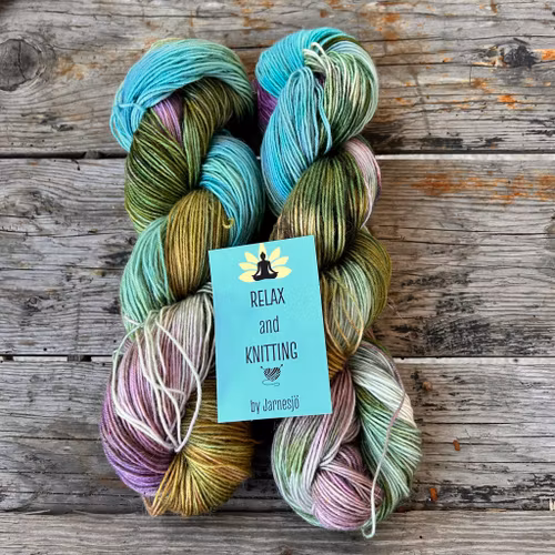 Handfärgat garn, Karoon Sock, 100g