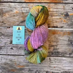 Handfärgat garn, 100 % Svensk ull