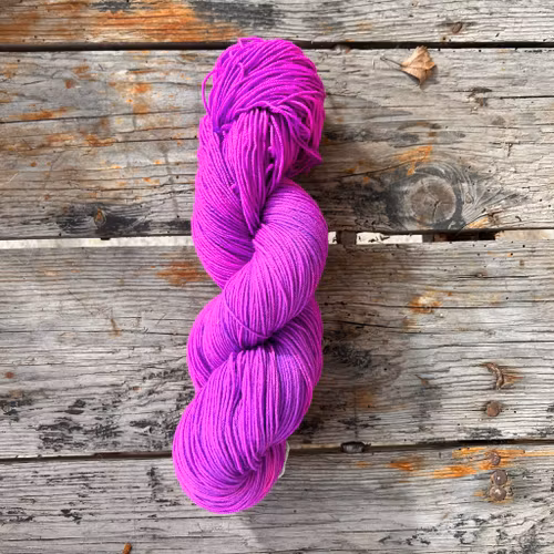 Handfärgat, Merino Sock. 100 g, lila