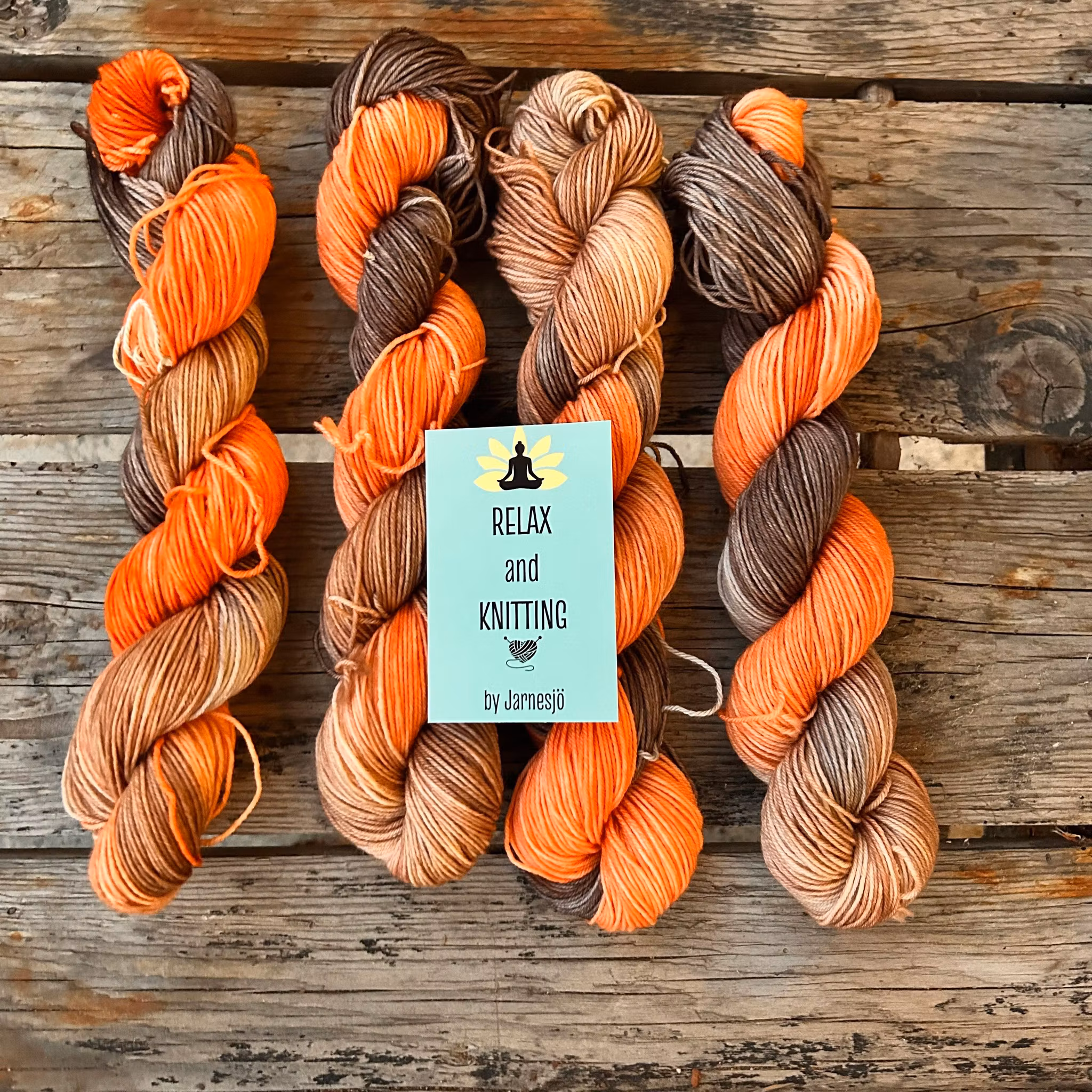 Handfärgat, Merino Sock. 50 g