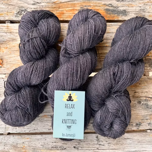 Alpacka Sock, 100 g, Svart