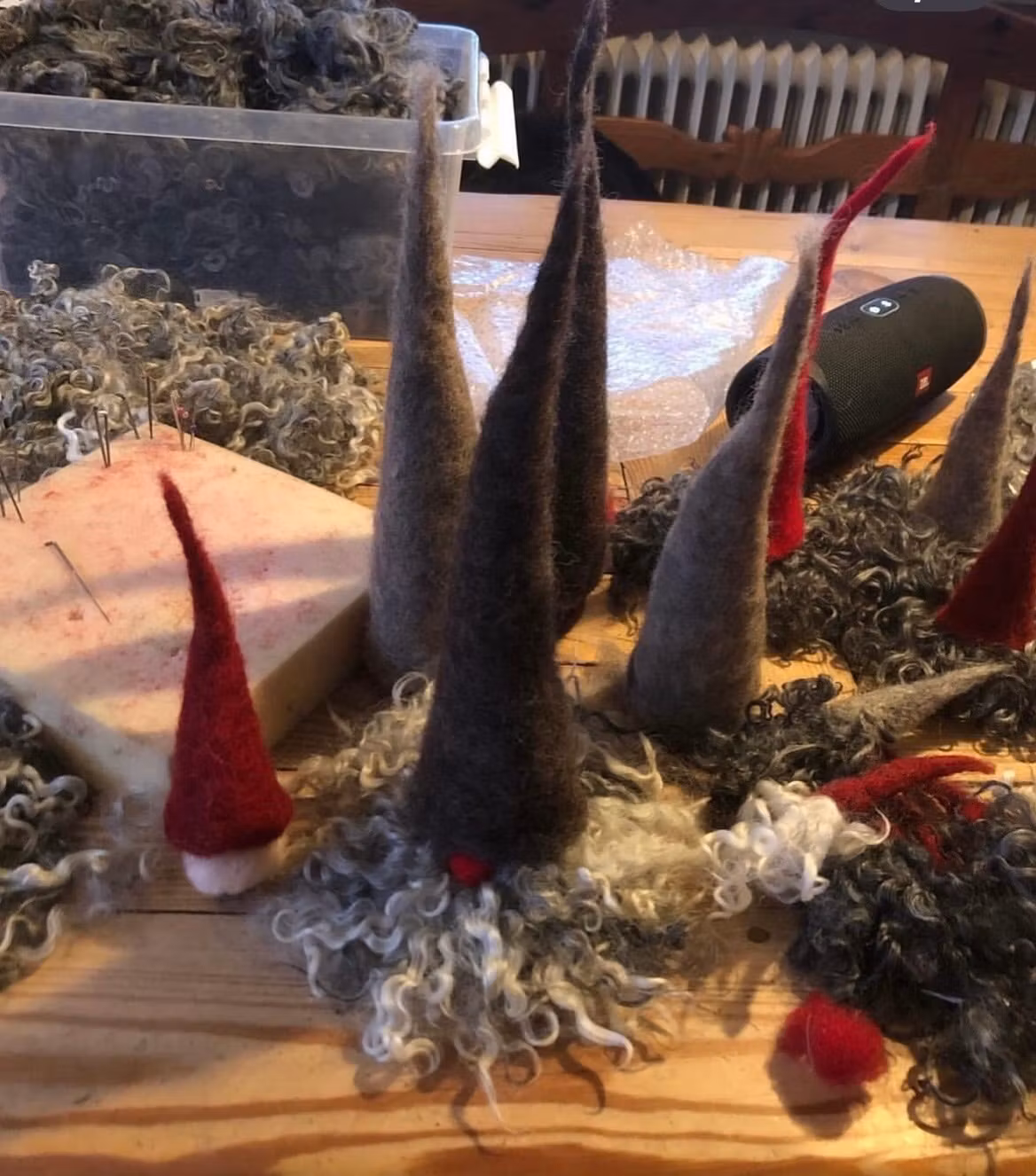 Kurs nr. 4, Gör din egen Tomte/vätte i ull