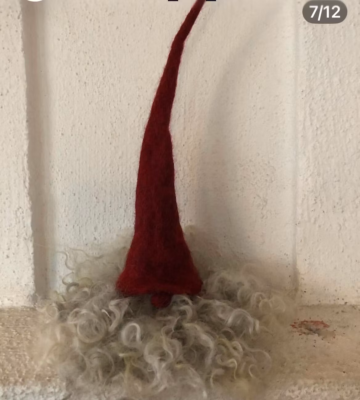 Kurs nr. 4, Gör din egen Tomte/vätte i ull