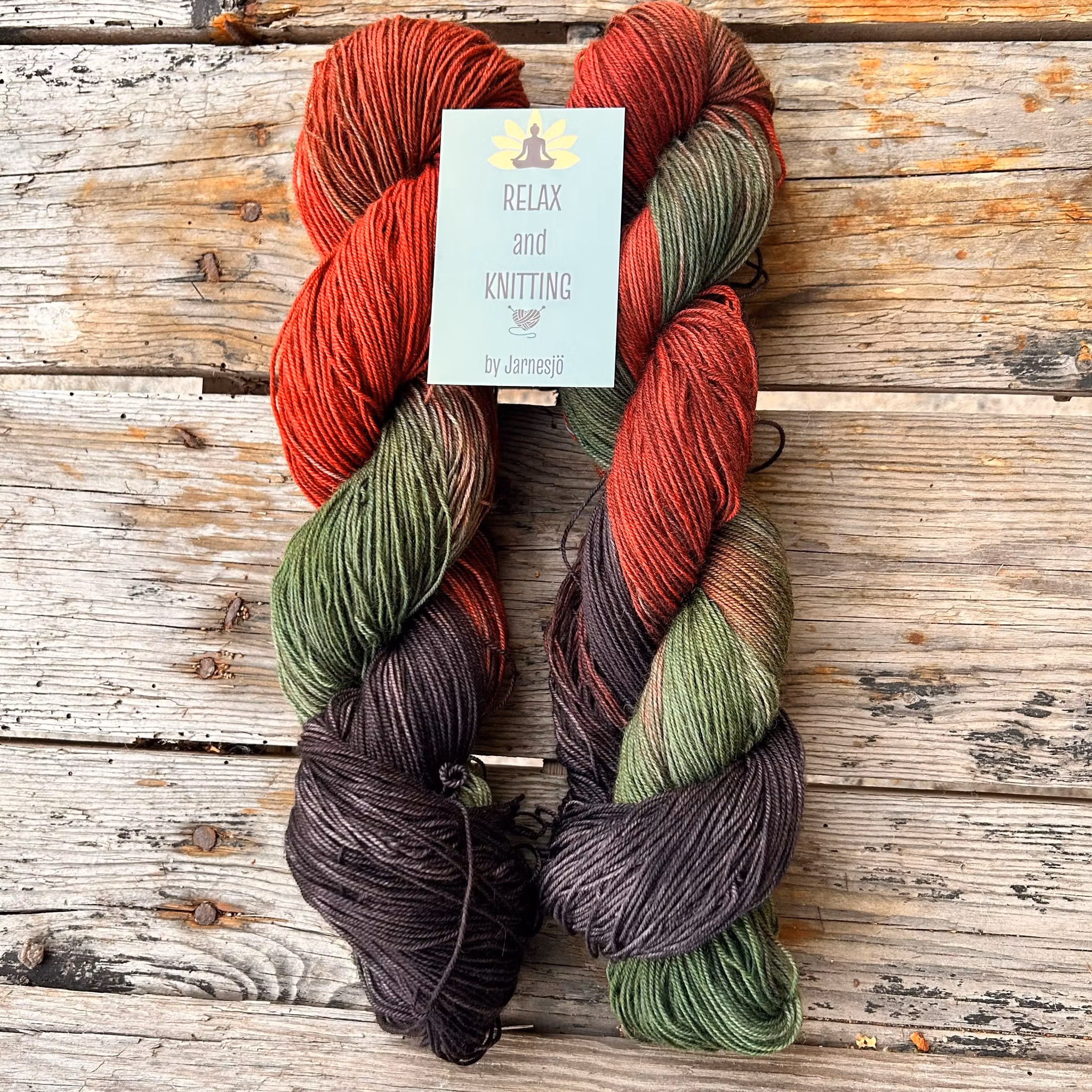 Handfärgatgarn, Yak  Sock, 100g
