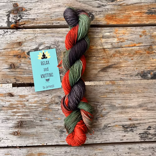 Handfärgatgarn, Yak  Sock, 50 g