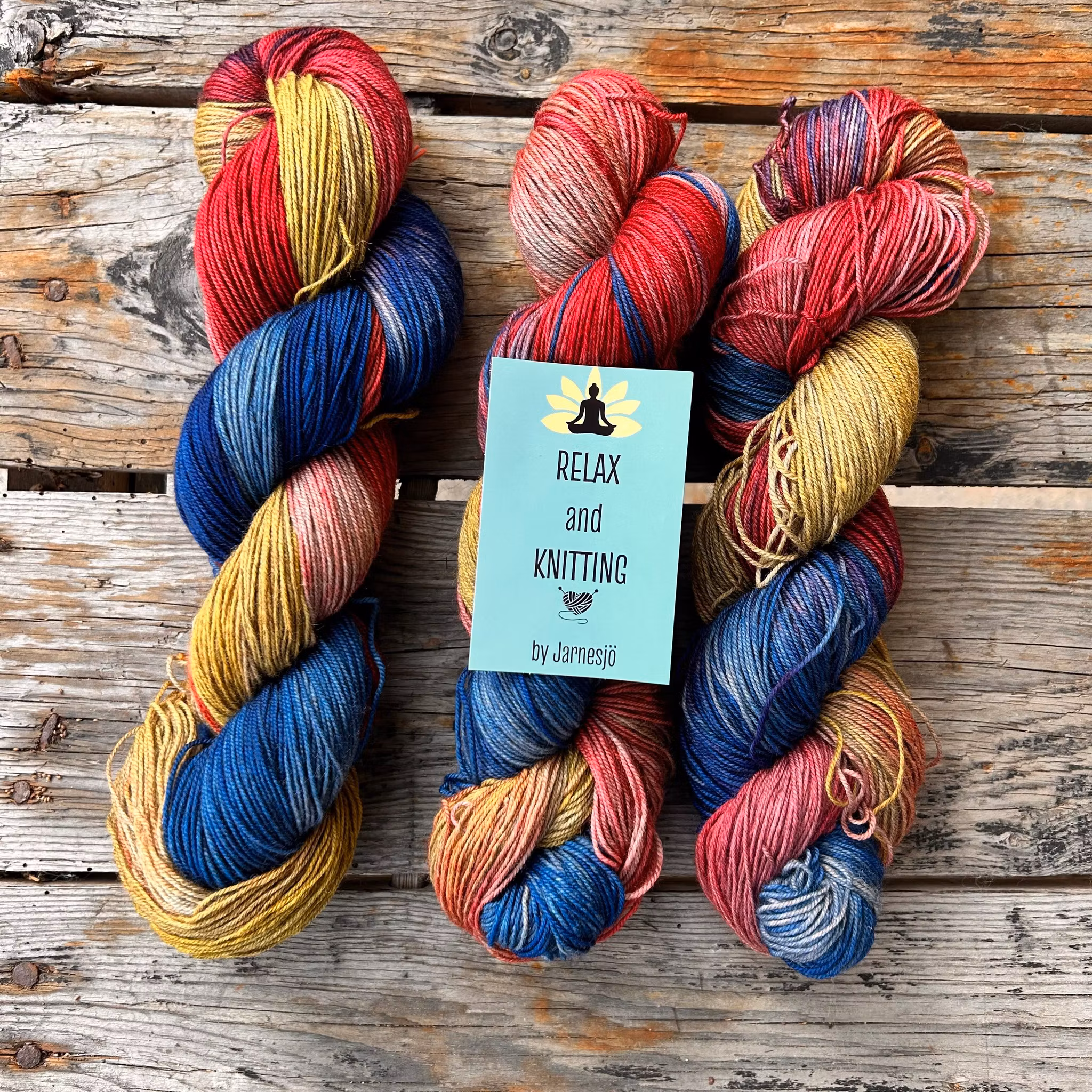 Handfärgatgarn, Yak  Sock, 100g
