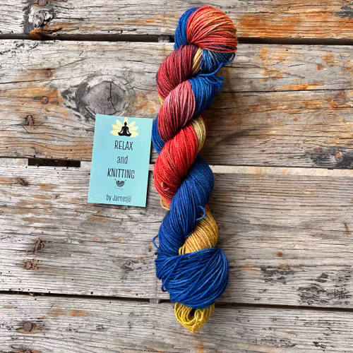 Handfärgatgarn, Yak  Sock, 50 g