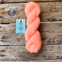 Handfärgat,  Kid Mohair/Silk , 50 g, aprikos