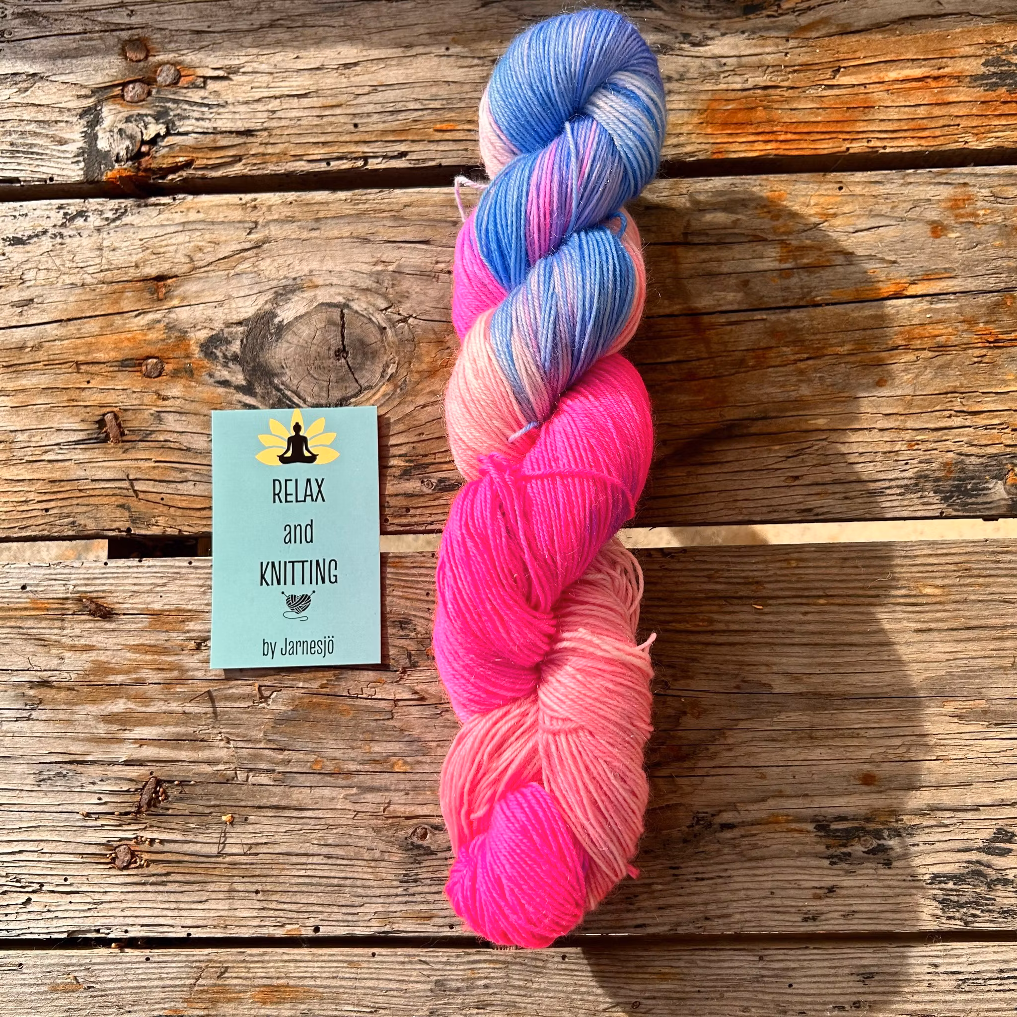 Handfärgat garn, Karoon Sock, 100g