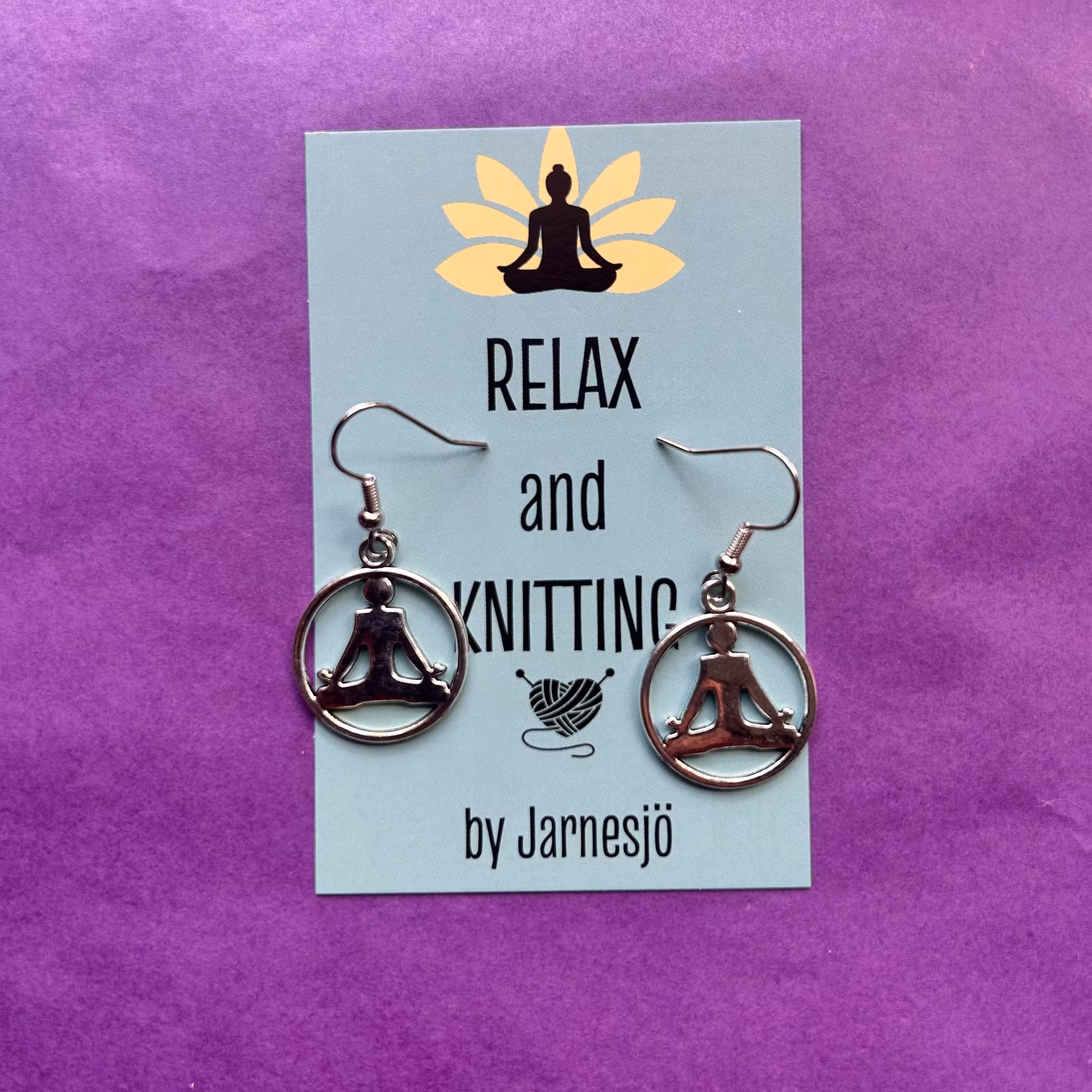 Örhängen, Yoga, antiksilver