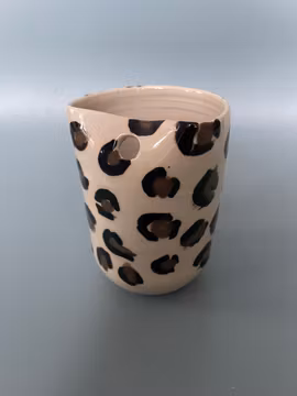 Smoothiekopp leopard