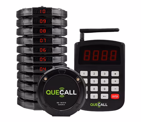 Kösystem & Restaurangpuckar - Effektiv köhantering | QueCall 2.0