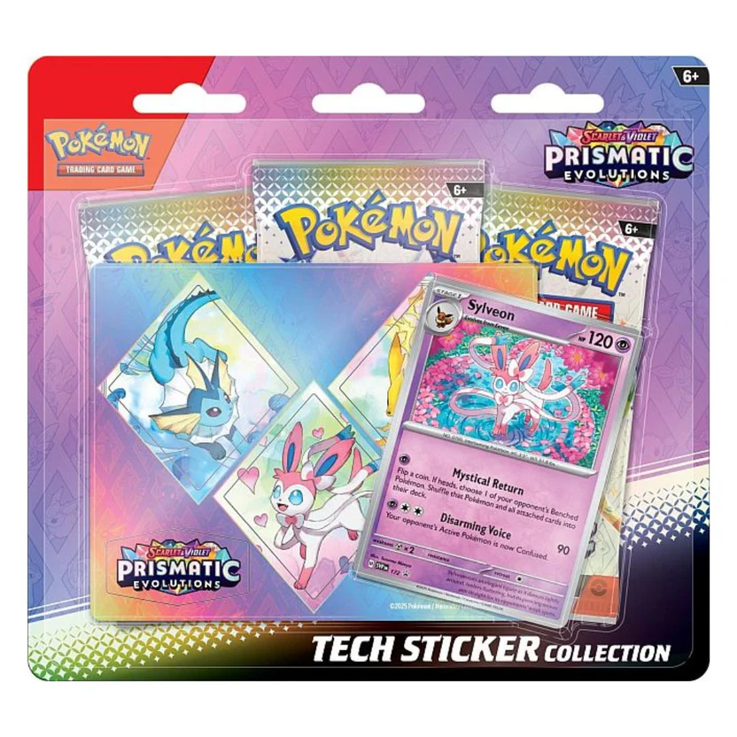 Pokémon Scarlet & Violet: Prismatic Evolutions Tech Sticker Collection