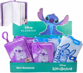 Disney Stitch softbook med cliphang