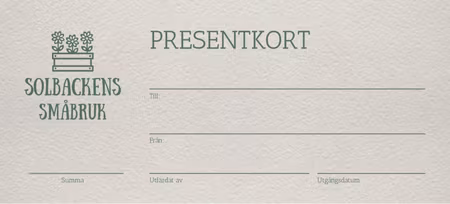 Presentkort 1 000 kr