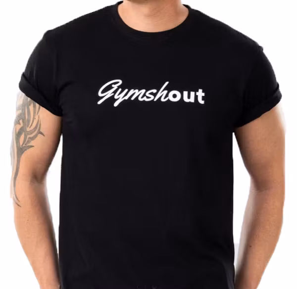 Mörkblå T-shirt Gymshout