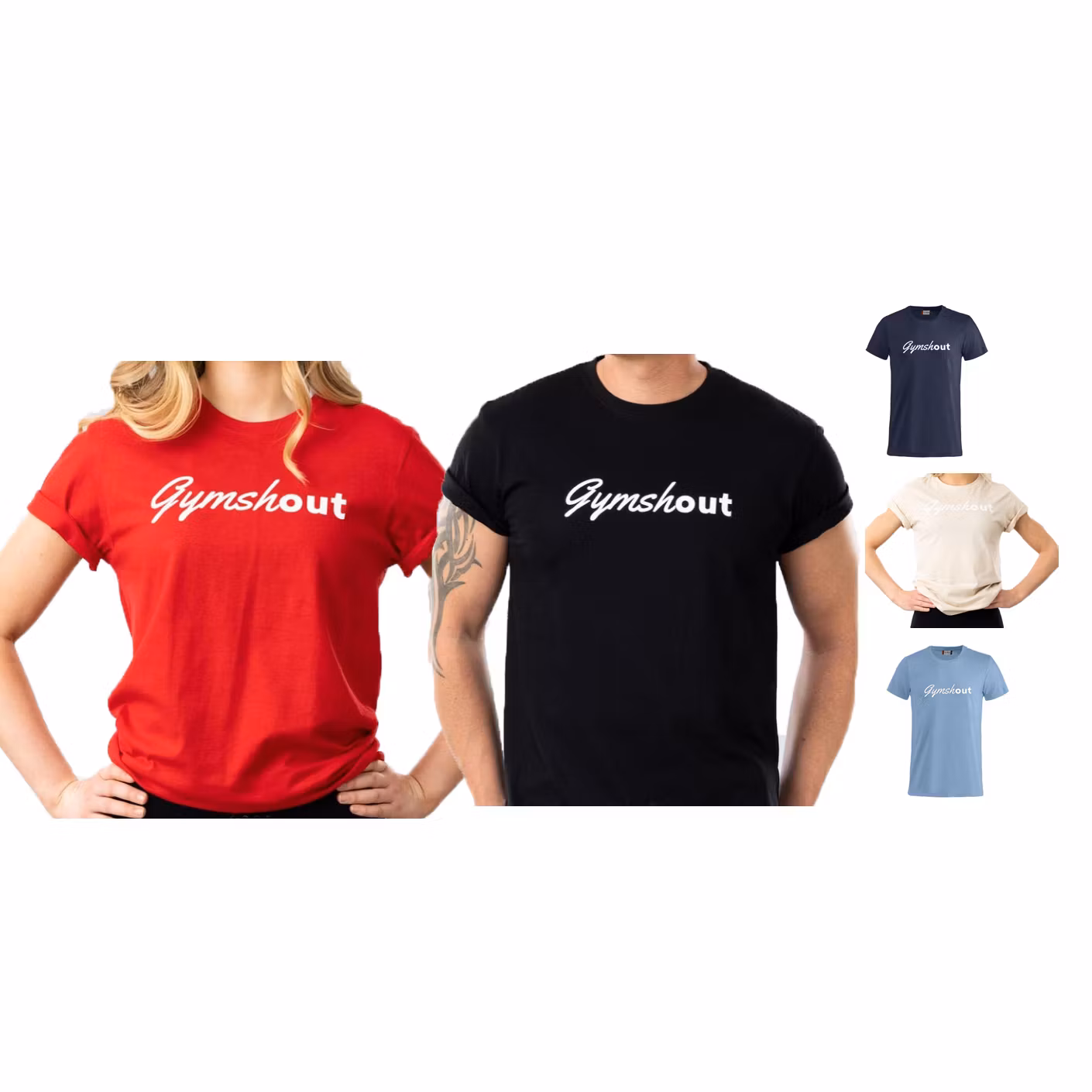 Beige T-shirt Gymshout