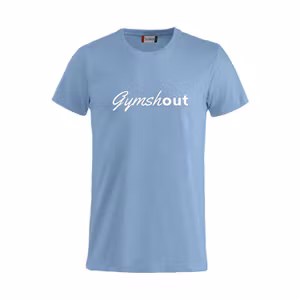Ljusblå T-shirt Gymshout