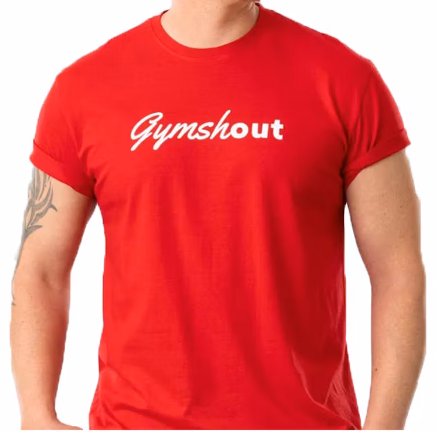 Ljusblå T-shirt Gymshout