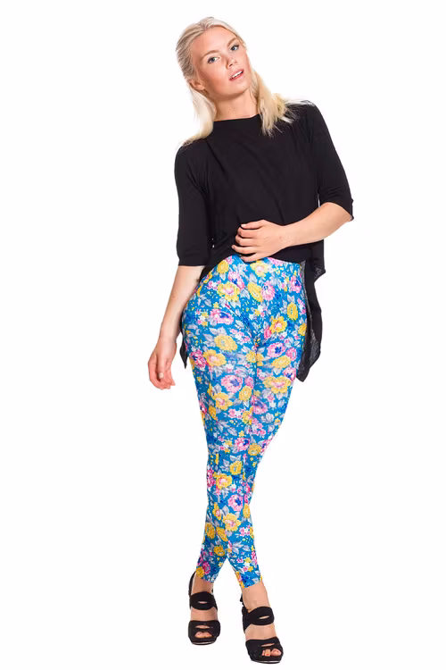 Blommiga leggings