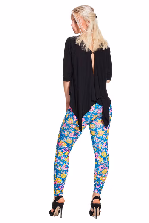 Blommiga leggings