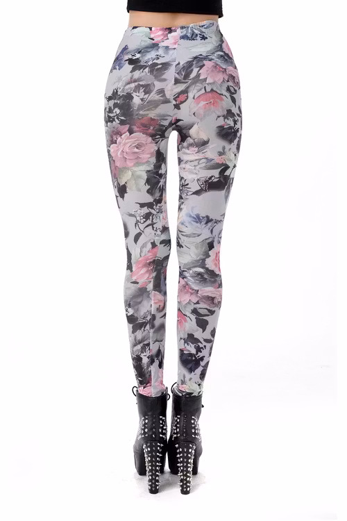 Blommiga leggings