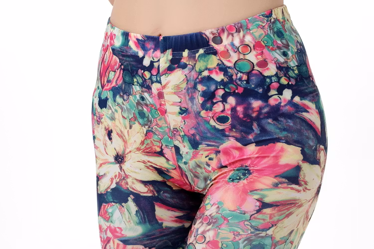 Blommiga Leggings