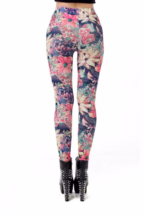 Blommiga Leggings