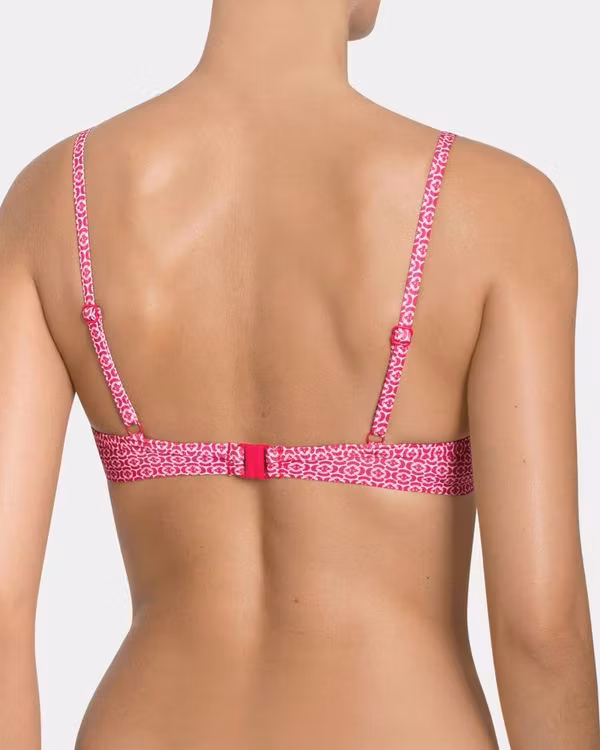 Bh Sloggi bikini  hallonmönstrad