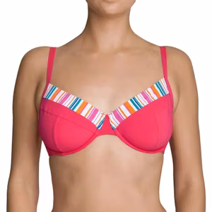 Bikinitopp Randig Sloggi swim pink