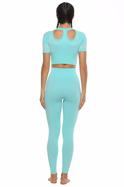 Träningstights Yoga Leggings Grön