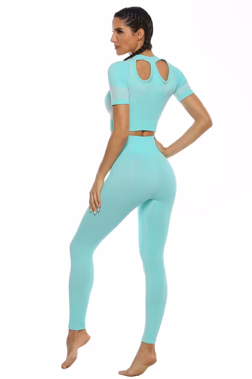 Träningstights Yoga Leggings Grön